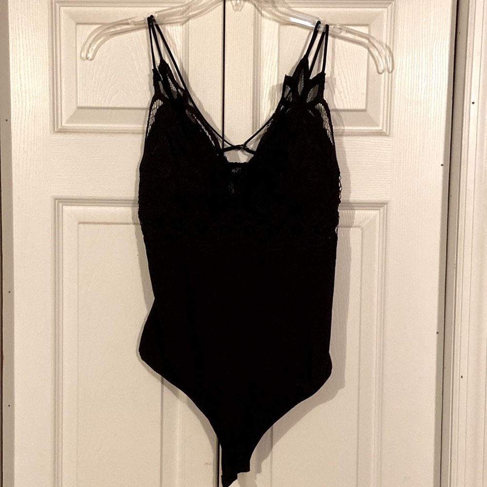 Black Lace Bodysuit